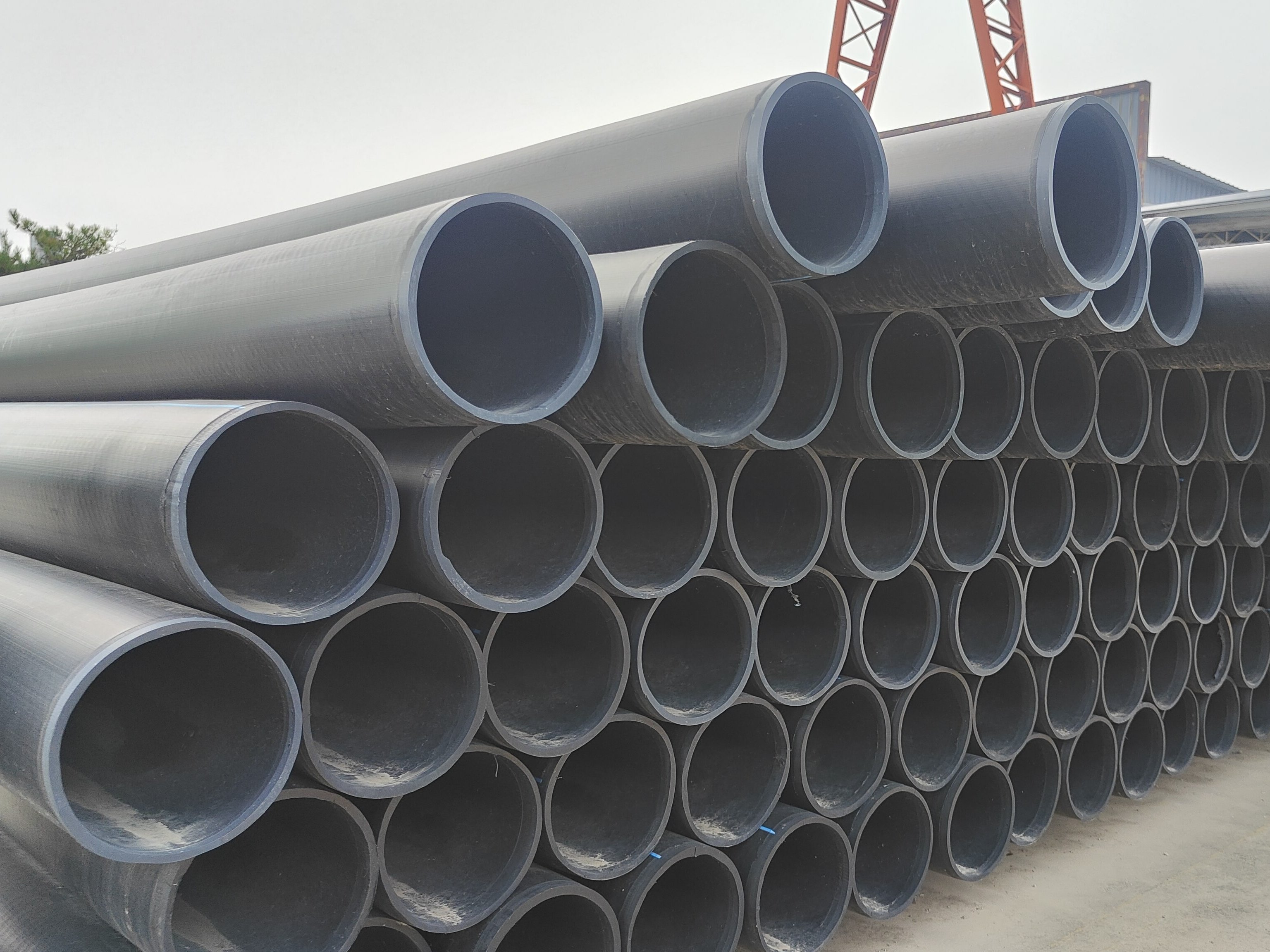 Steel wire mesh reinforced polyethylene composite pipe for water supply